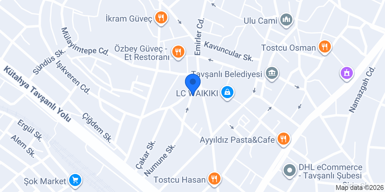 Tutku Çiçekçilik konumu