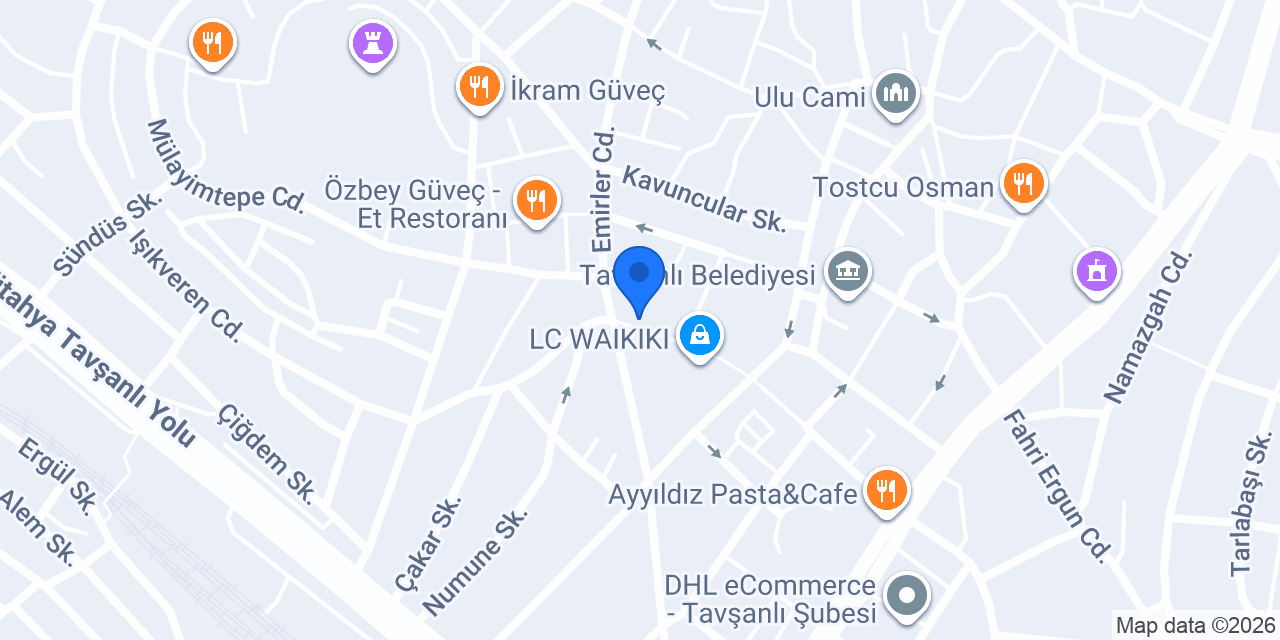 Terzi Emin Aydın konumu