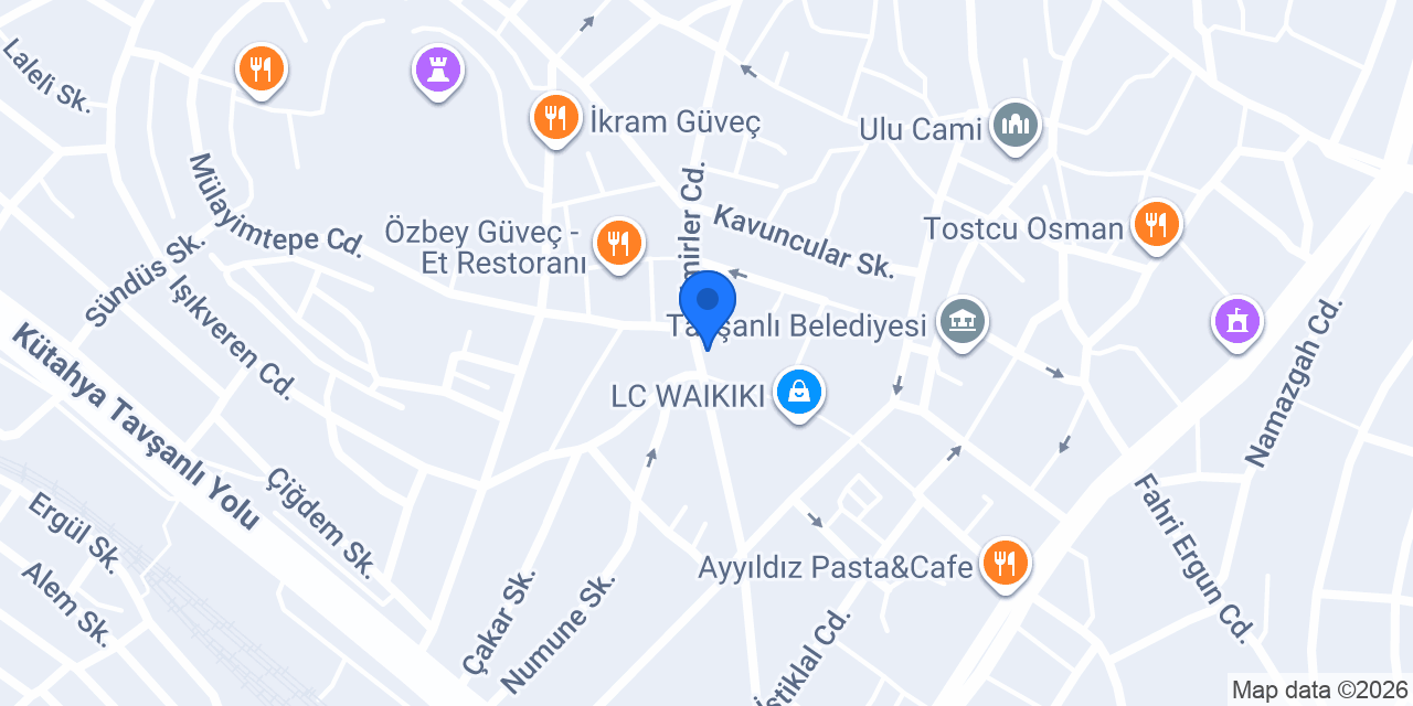 Cinnioğlu Ticaret konumu
