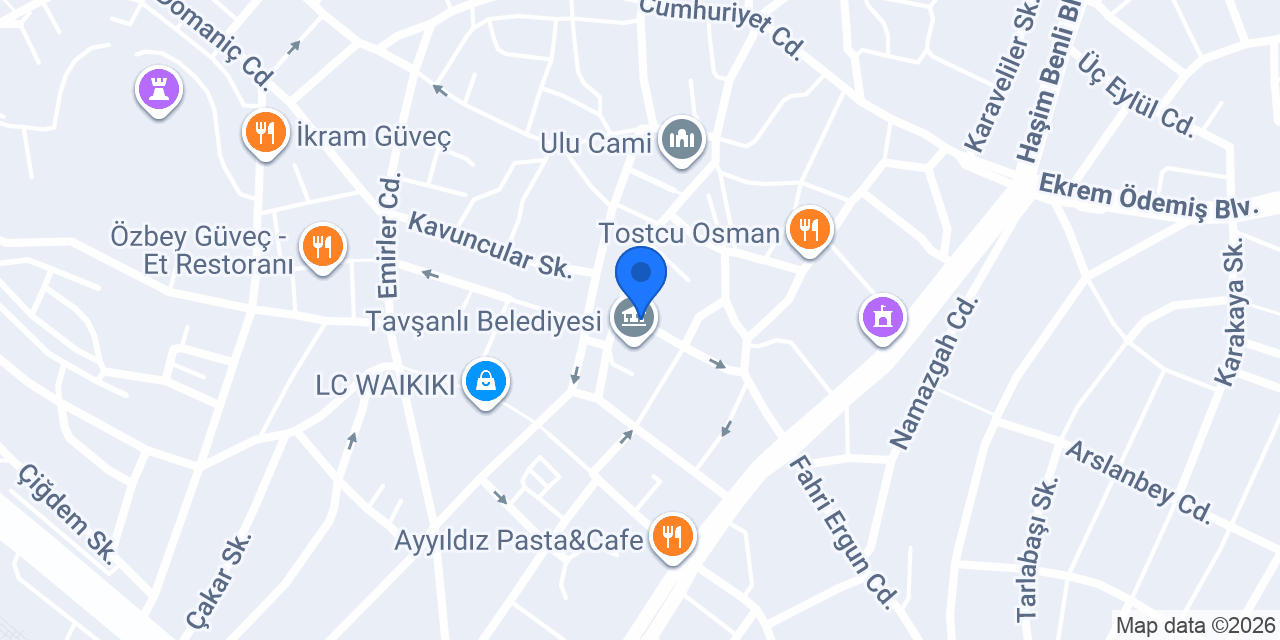 Olay waffle tavşanlı konumu