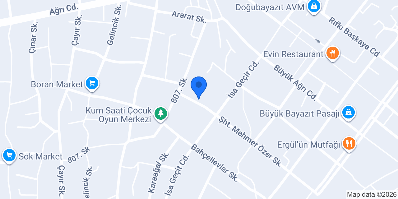 Osmanlı Hamamı konumu
