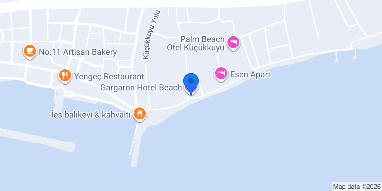 Gargaron Hotel Beach konumu