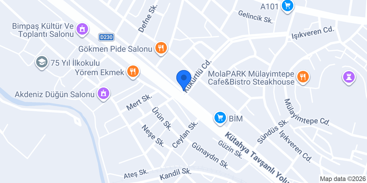 Zambak mobilya konumu