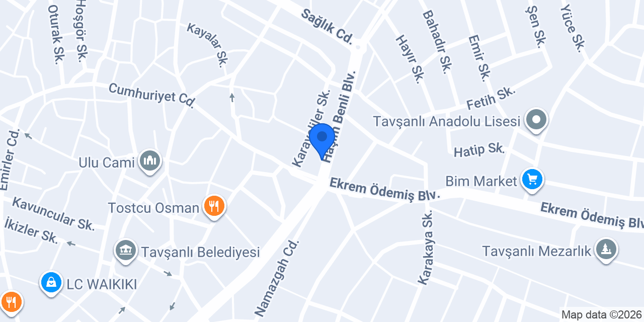Tado Maraş Dondurmasi konumu