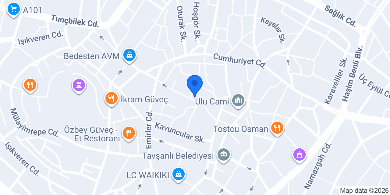 Elçi Tour konumu
