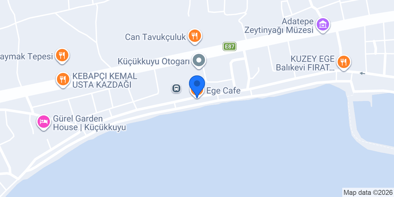 Ege Cafe konumu