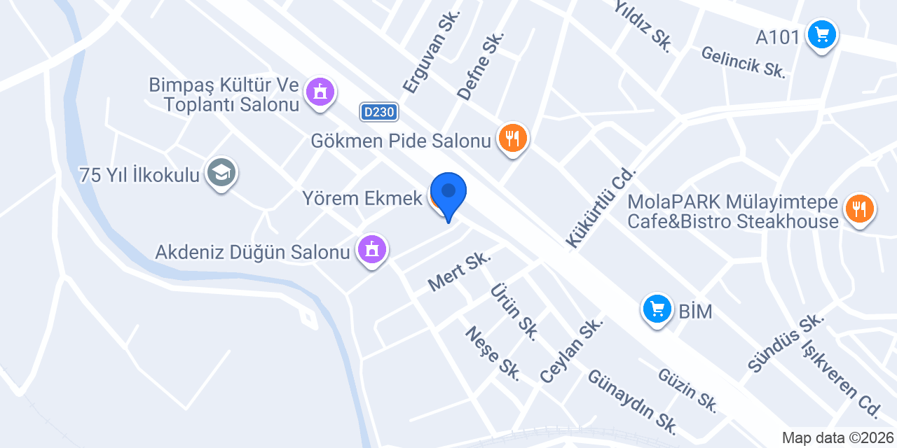 Yörem Ekmek konumu