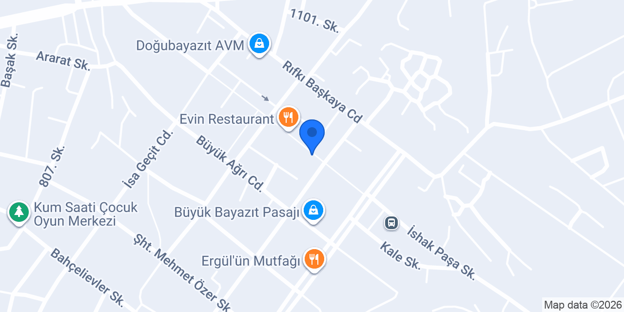 Erzurum Hotel konumu