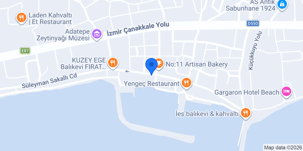 Limaniçi Cafe & Butik Pansiyon konumu