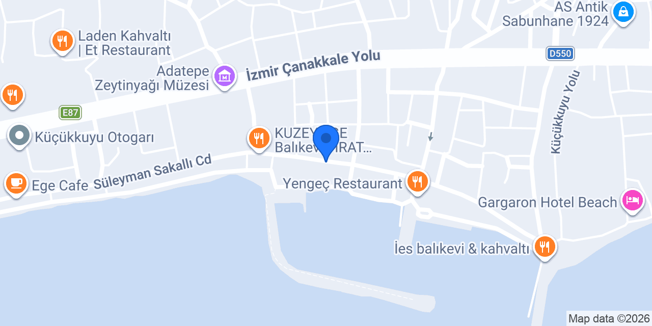 Bikaşık meze konumu