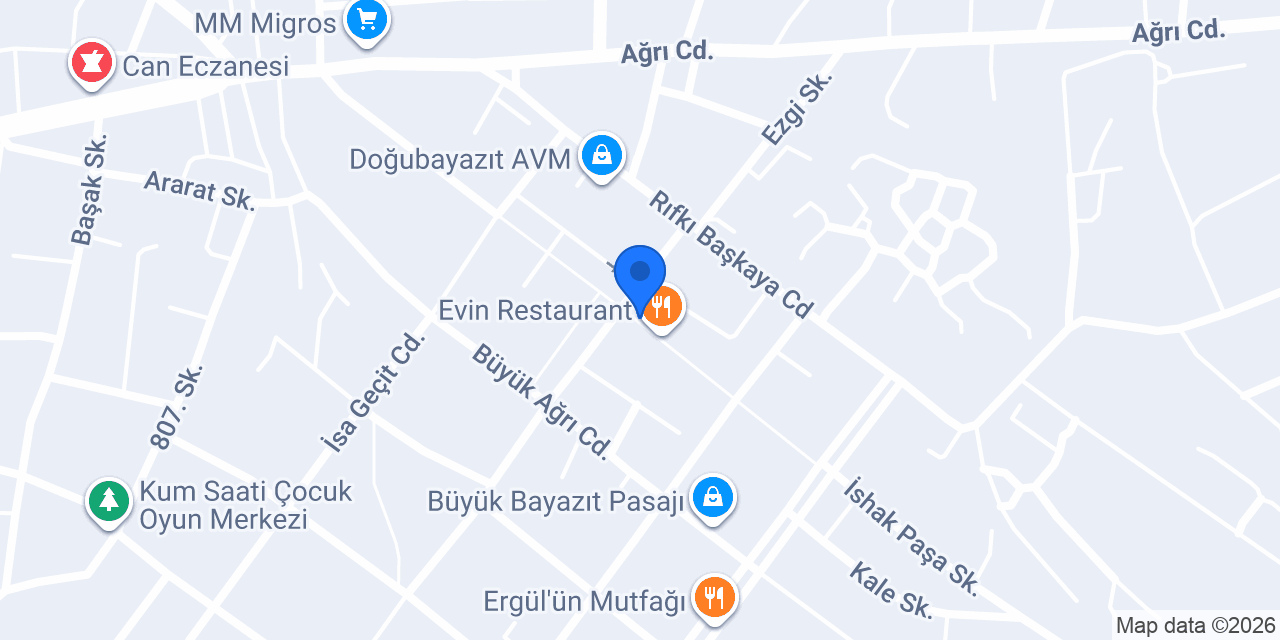 Yeni Tad Restaurant konumu