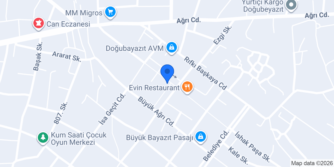 Özcan Optik konumu