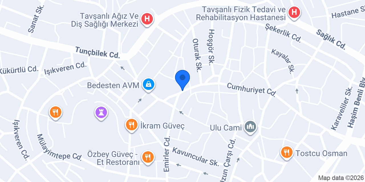 Güveçci Çete konumu