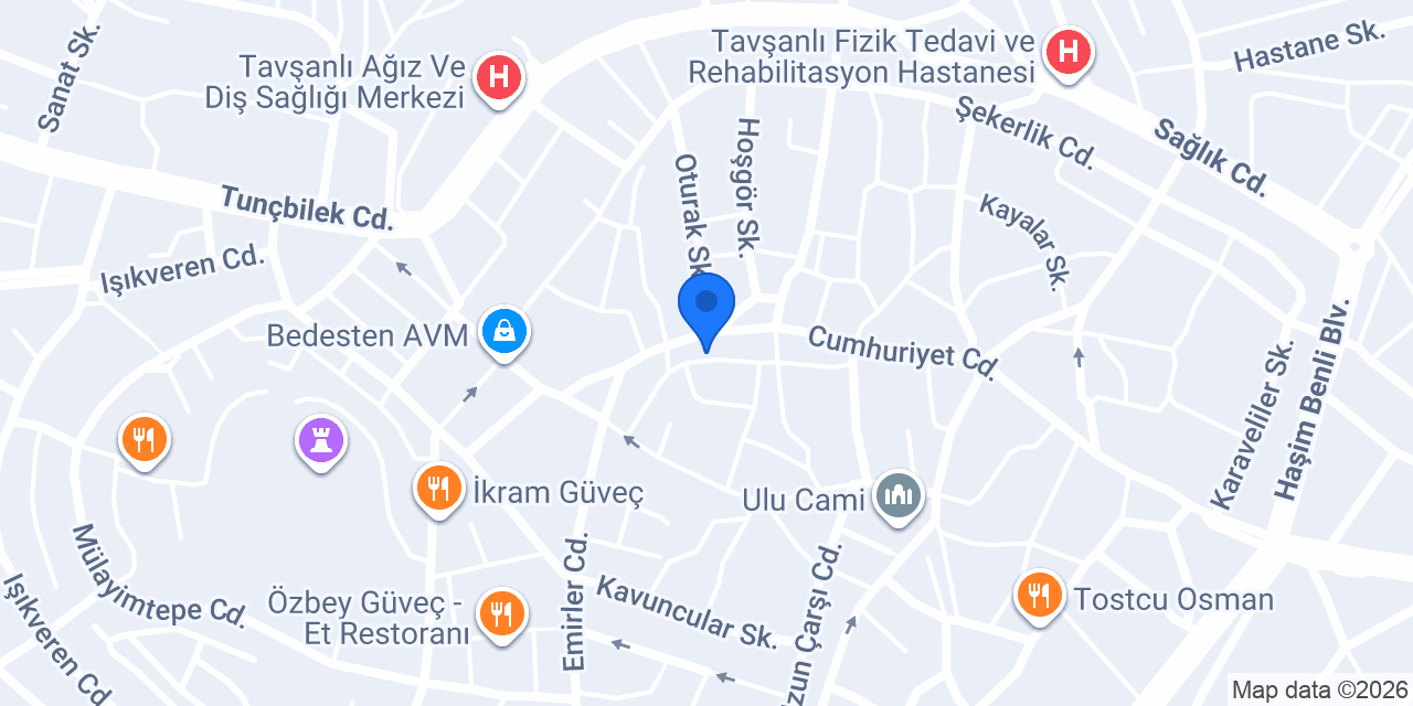 Karayiğit Et Market konumu