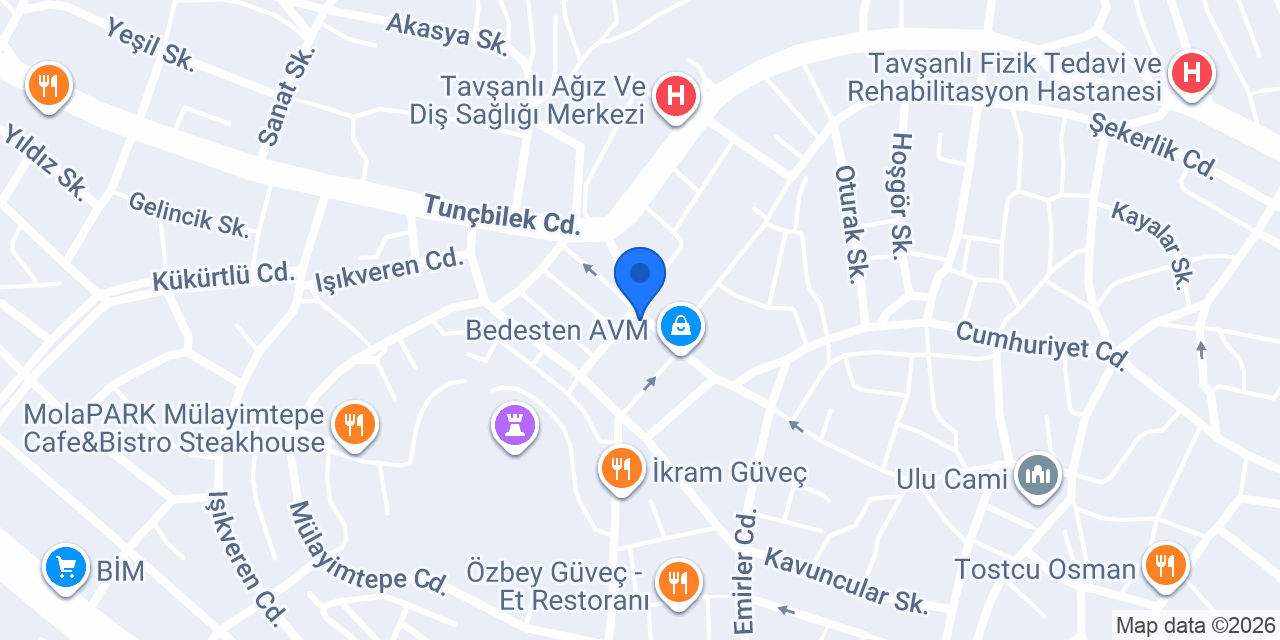 Emek Eczanesi konumu