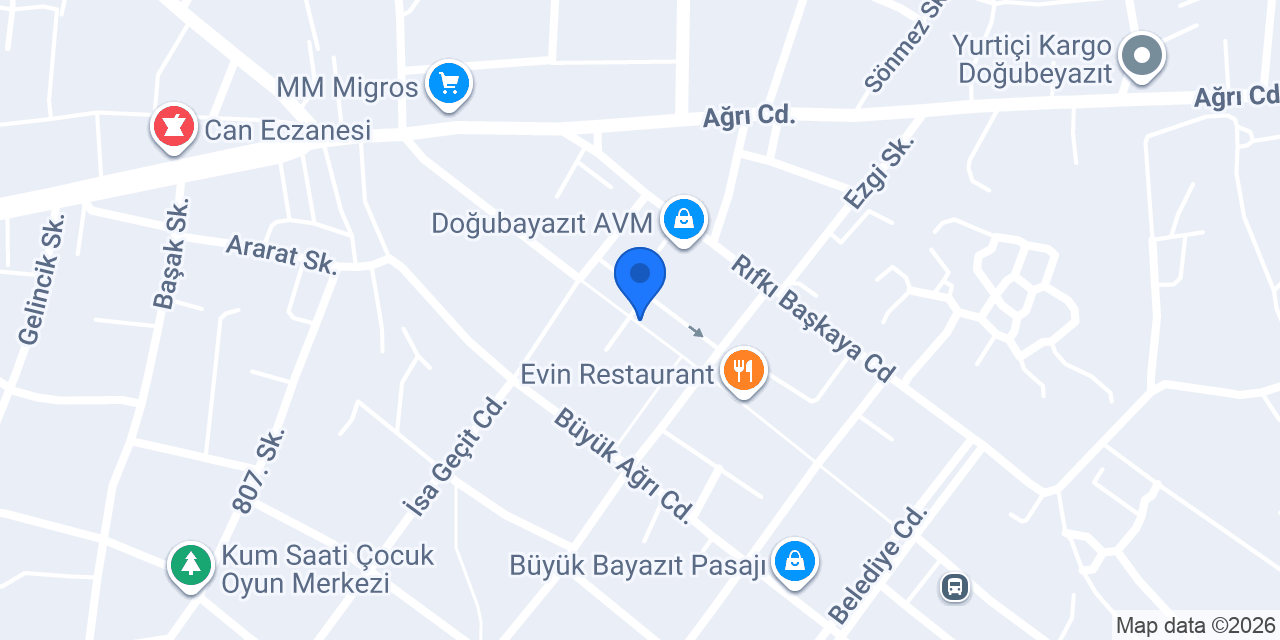 Sevinç Pastanesi konumu