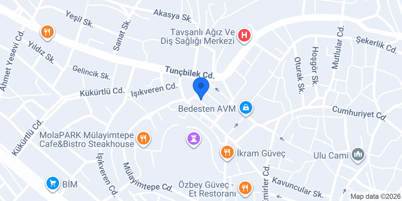 Bilgiç Berber Salonu konumu