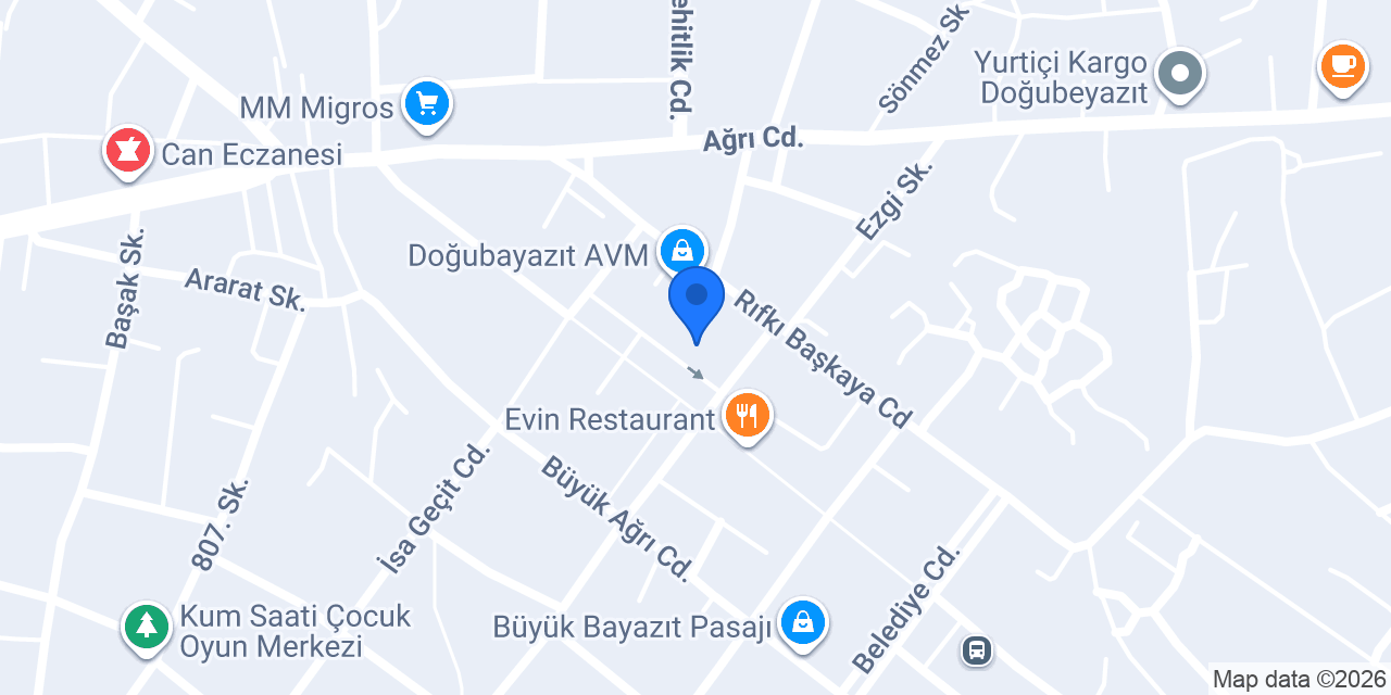 Derya Bilardo Doğubayazıt konumu