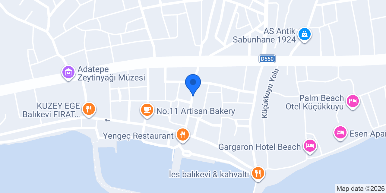 Cadde Pasta-Cafe Küçükkuyu konumu