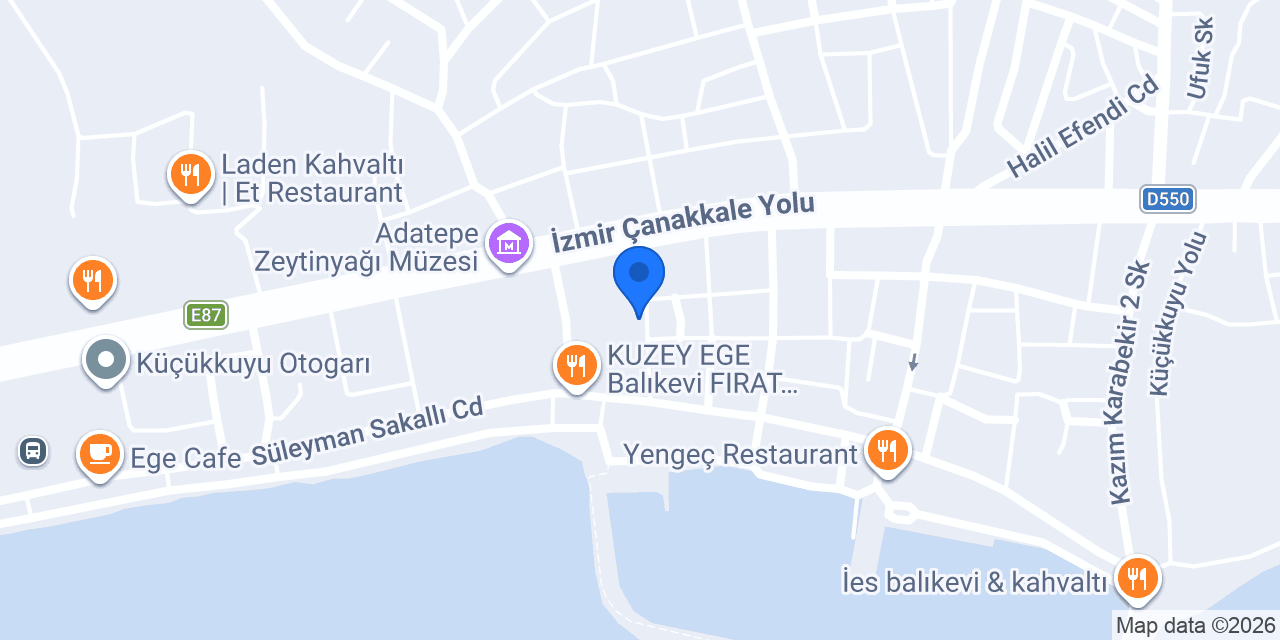 Ptt-küçükkuyu Şubesi konumu