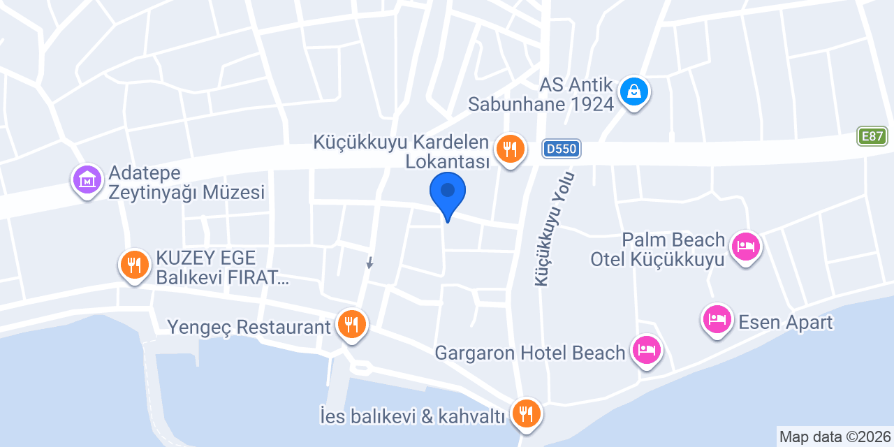 Çıtır Cafe Küçükkuyu konumu