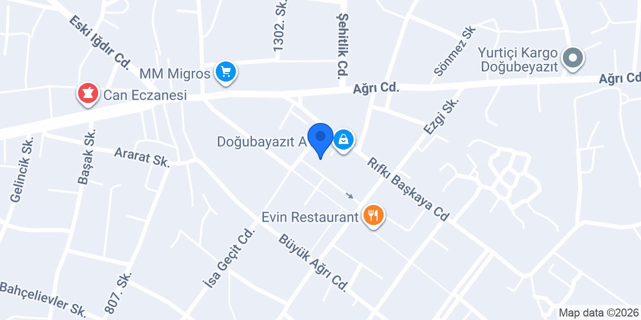 Oyuncaks Doğubayazıt konumu