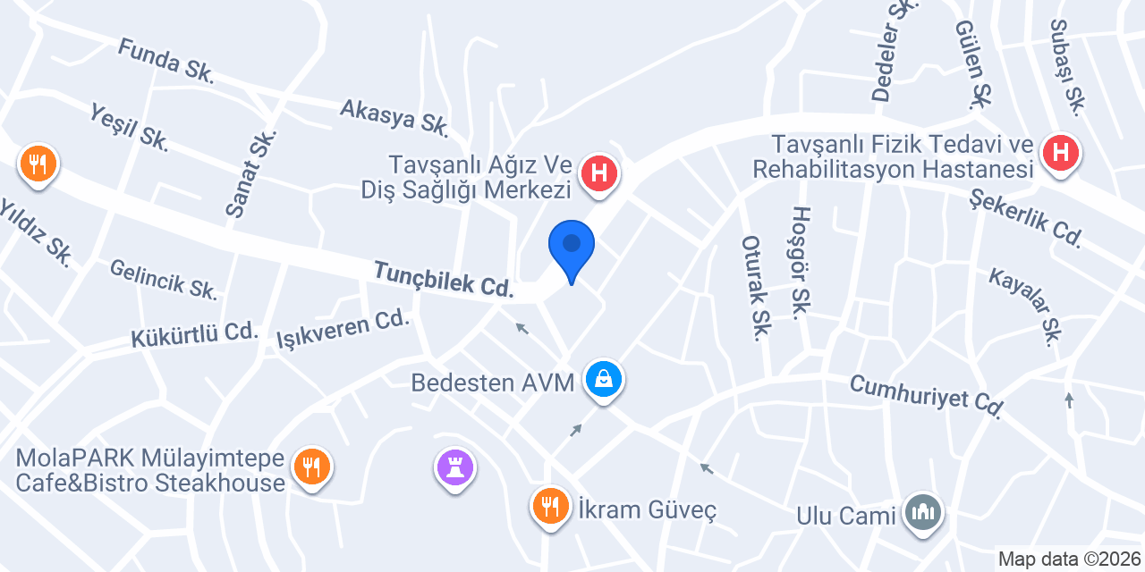 ŞULE Eczanesi konumu