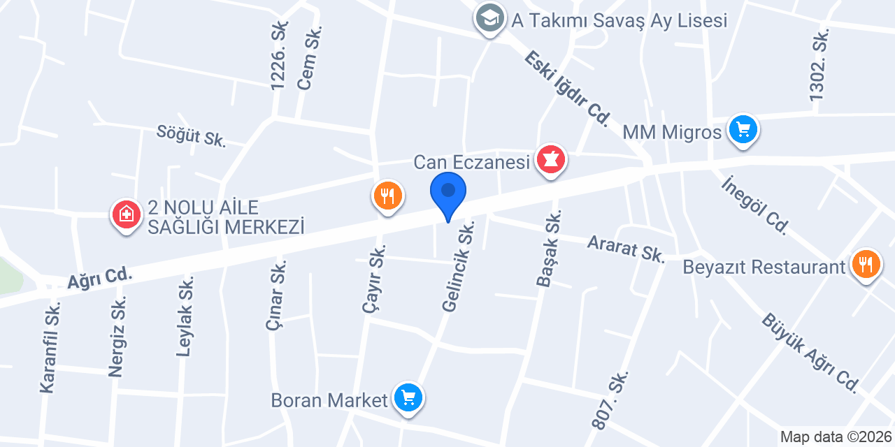 ÇALIXA Çay Evi konumu