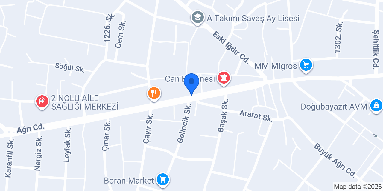 Nur Sıcak Tatlı konumu