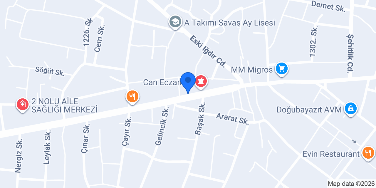 Şan Tarım Ticaret konumu