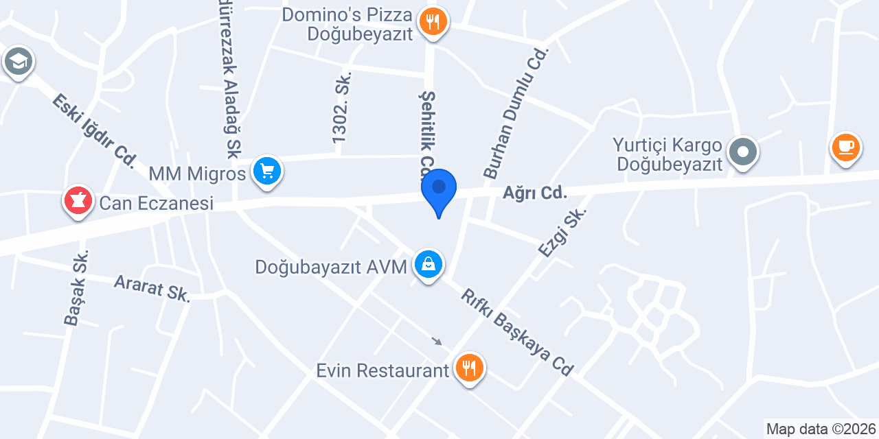 Komagene Etsiz Çiğ Köfte konumu