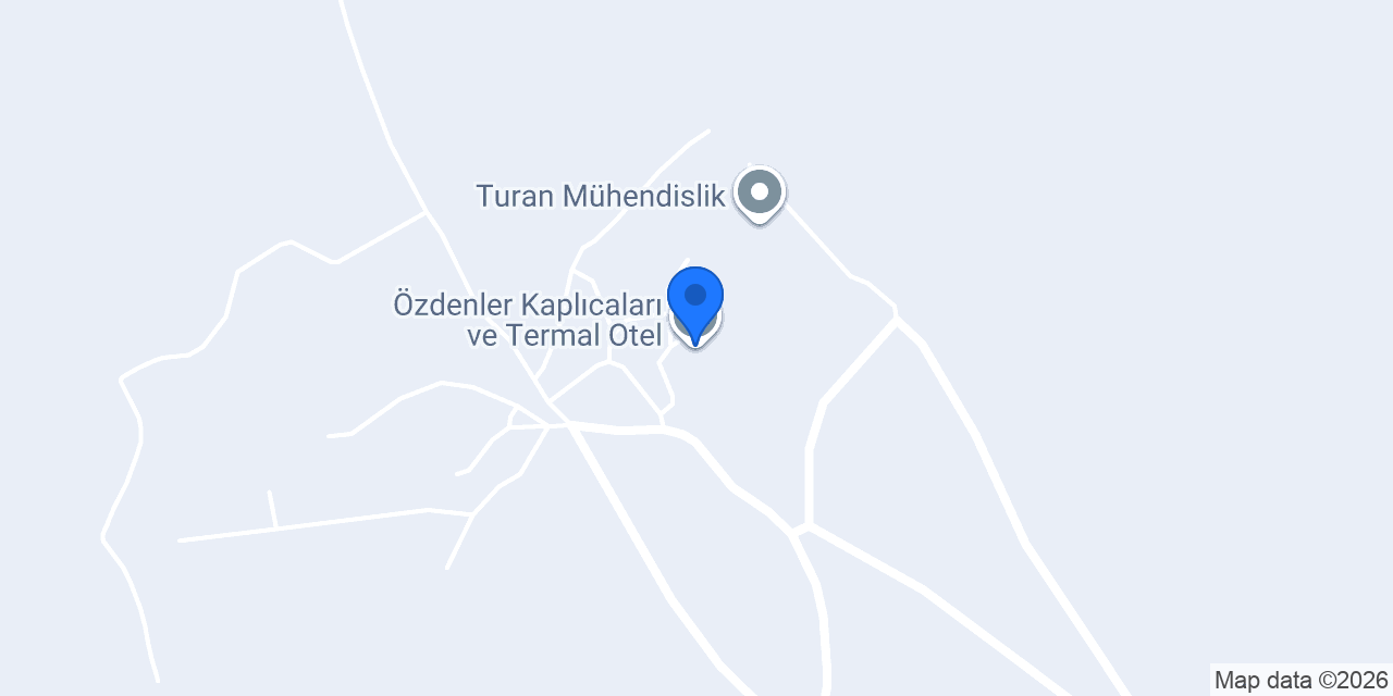 Özdenler Kaplıcaları ve Termal Otel konumu