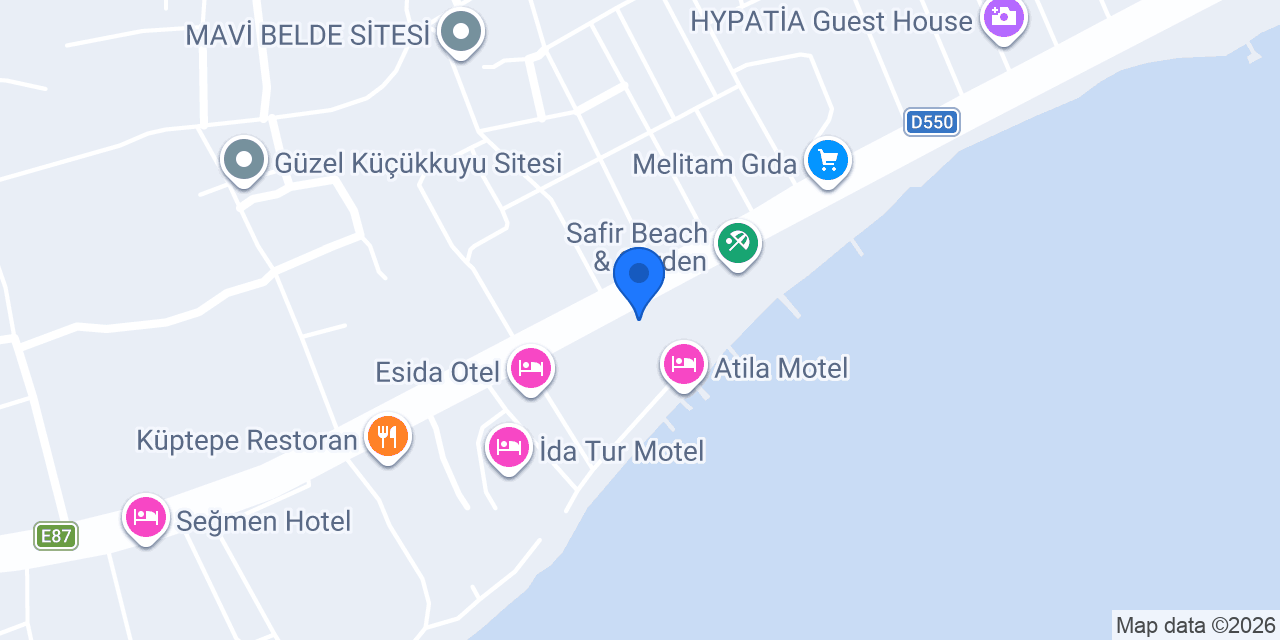 Özlem Motel Montenegro konumu