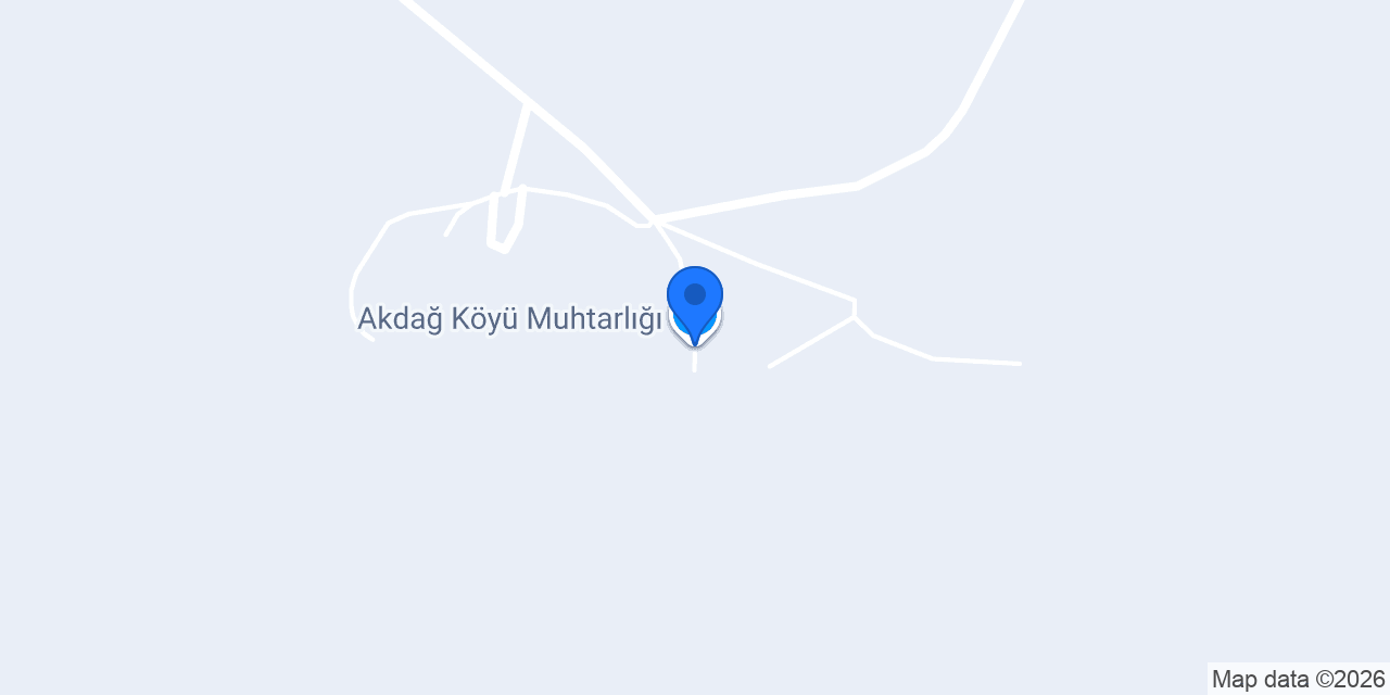 Akdağ Köyü Muhtarlığı konumu