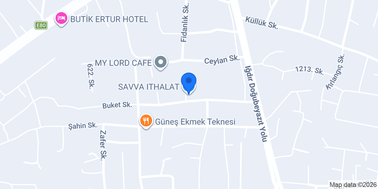 SAVVA ITHALAT konumu