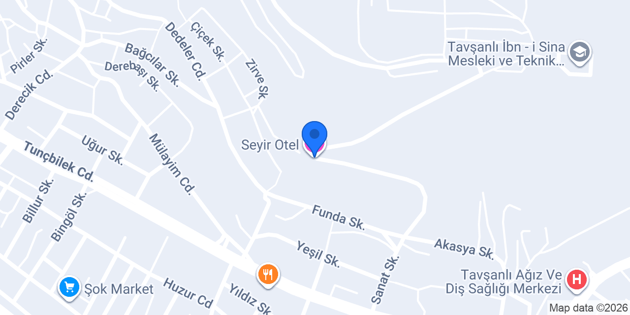 Seyir Otel konumu