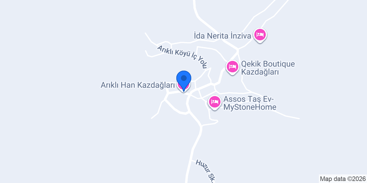 Arıklı Han Kazdağları konumu