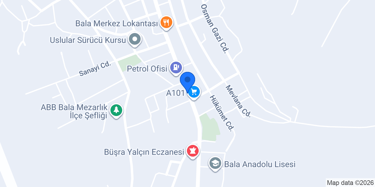 Şenbaba Eczanesi konumu
