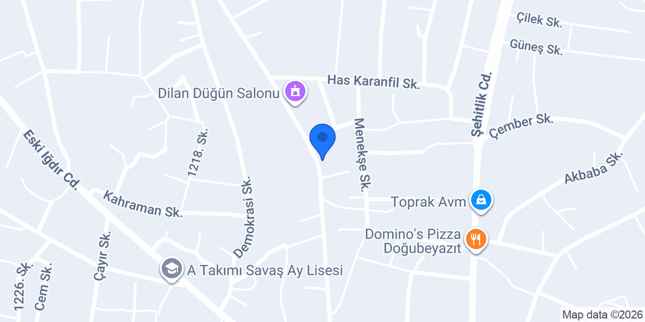Çiftçi Tesisat konumu