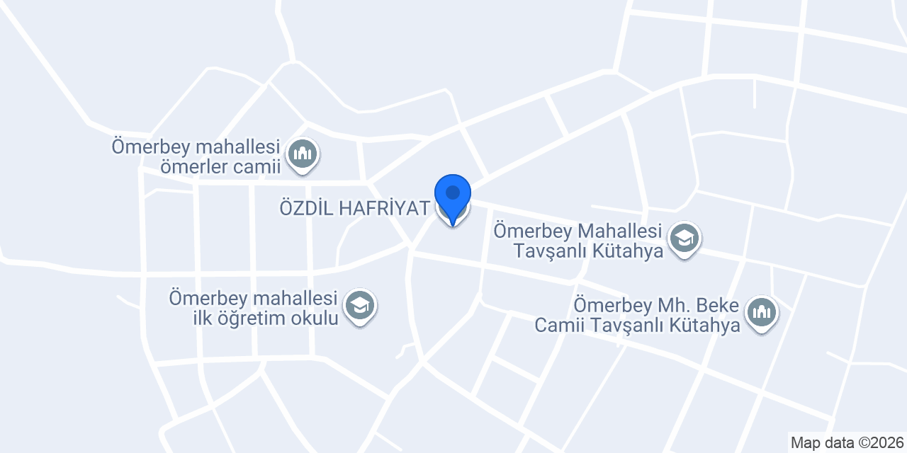 ÖZDİL HAFRİYAT konumu