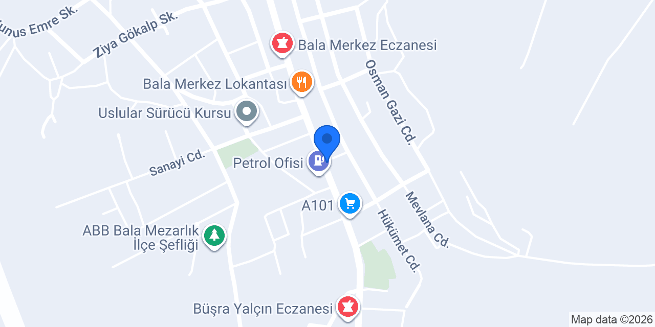 Bala Döner Ve Pide konumu