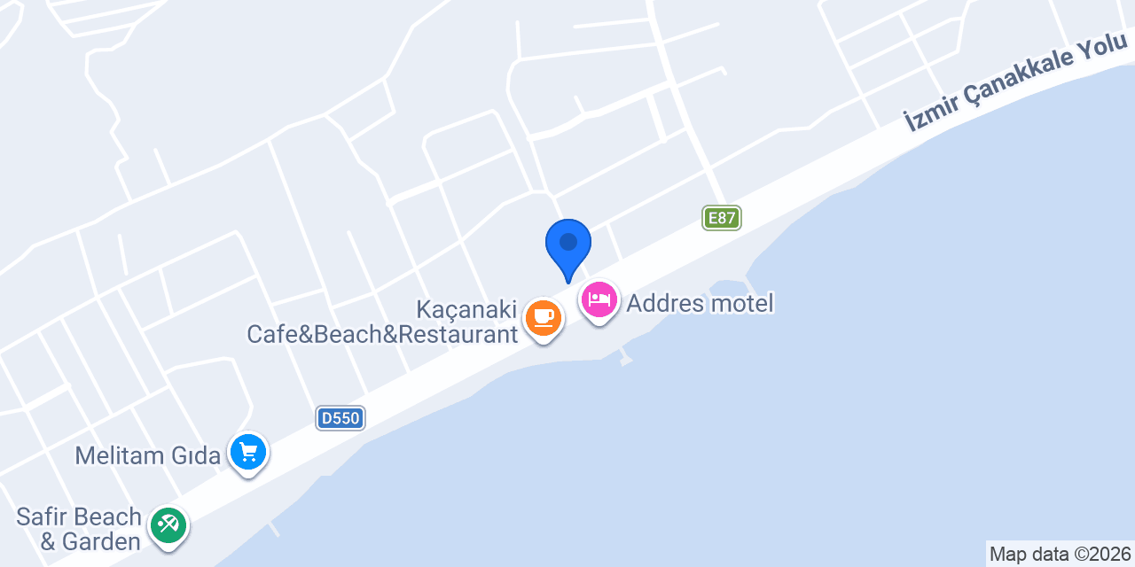Zeytin Bahçesi Apart Otel konumu