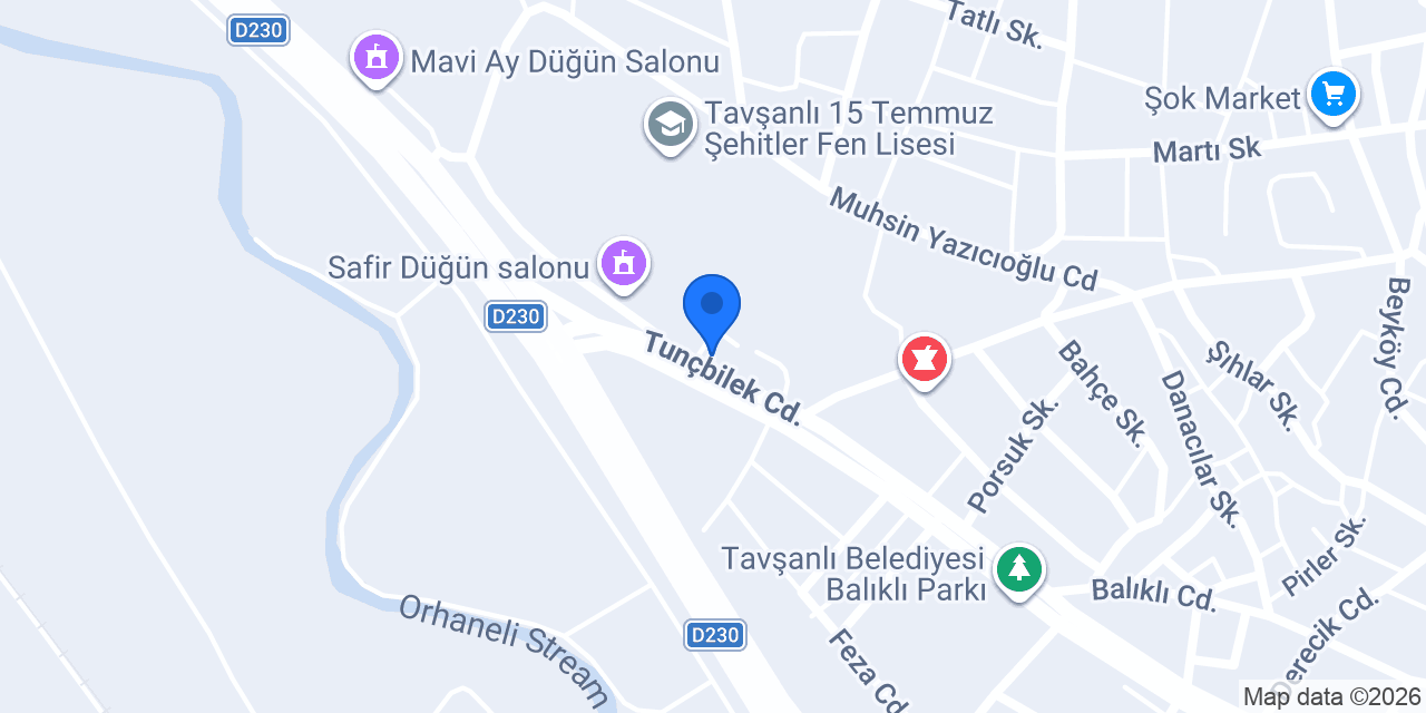 Tavşanlı Pide Dünyası konumu