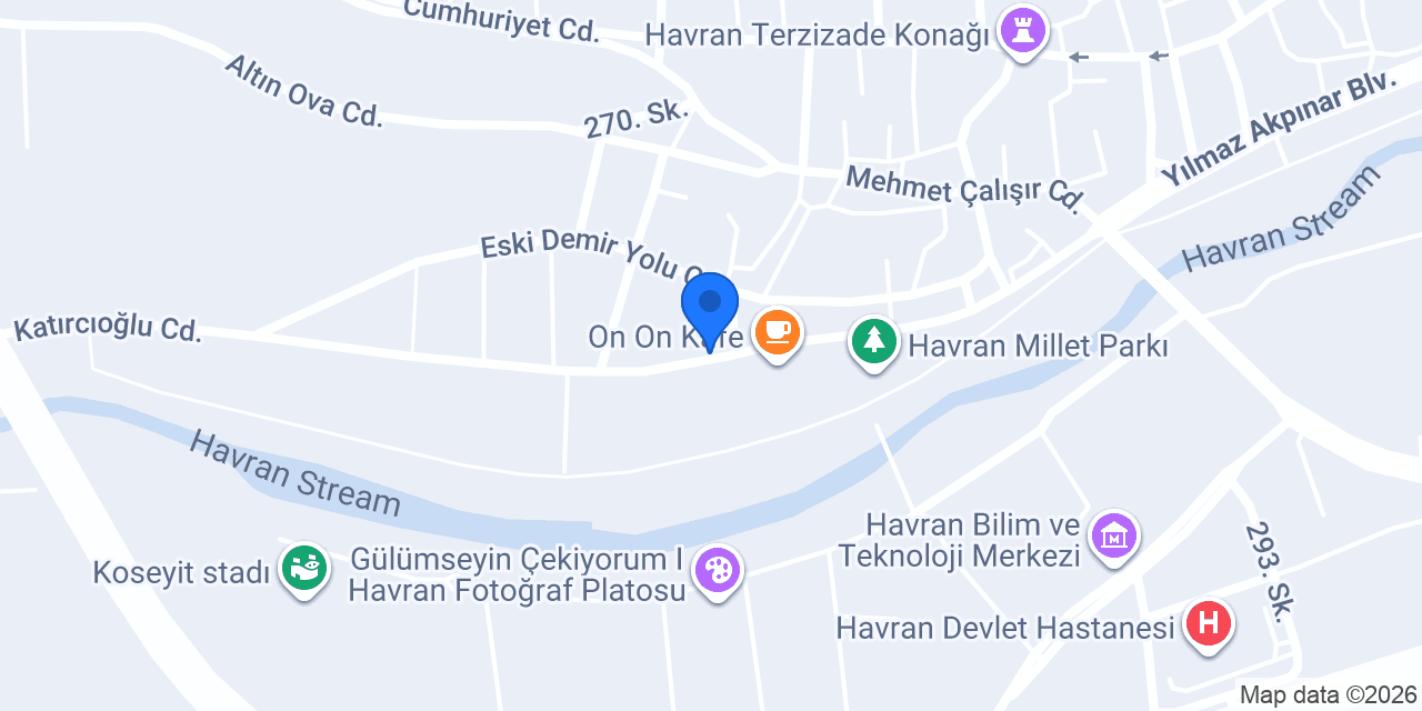 Çalı Otomotiv Havran konumu