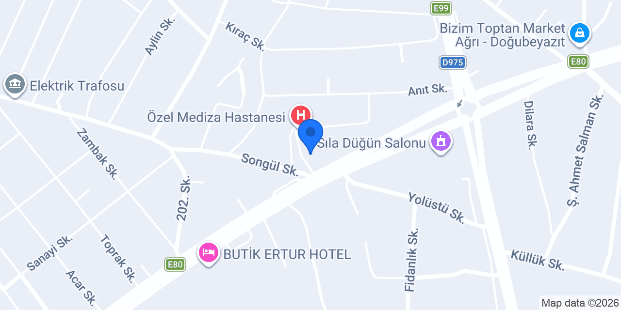 Yeni Şifa Eczanesi konumu