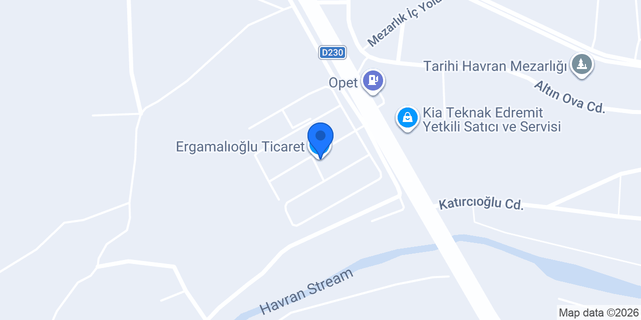 Ergamalıoğlu Ticaret konumu