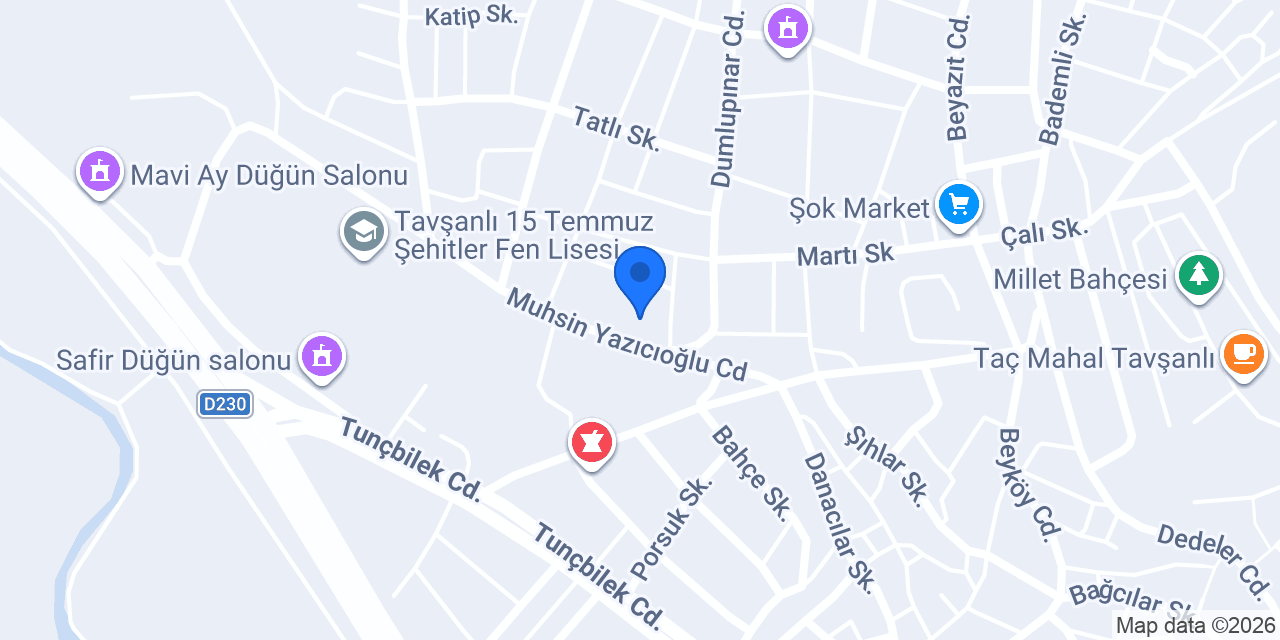 Yıldız Pide Dağçeşme konumu