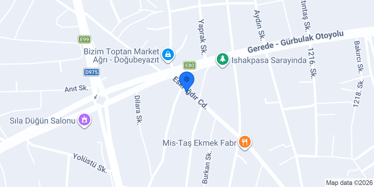 Başaran Mermer konumu