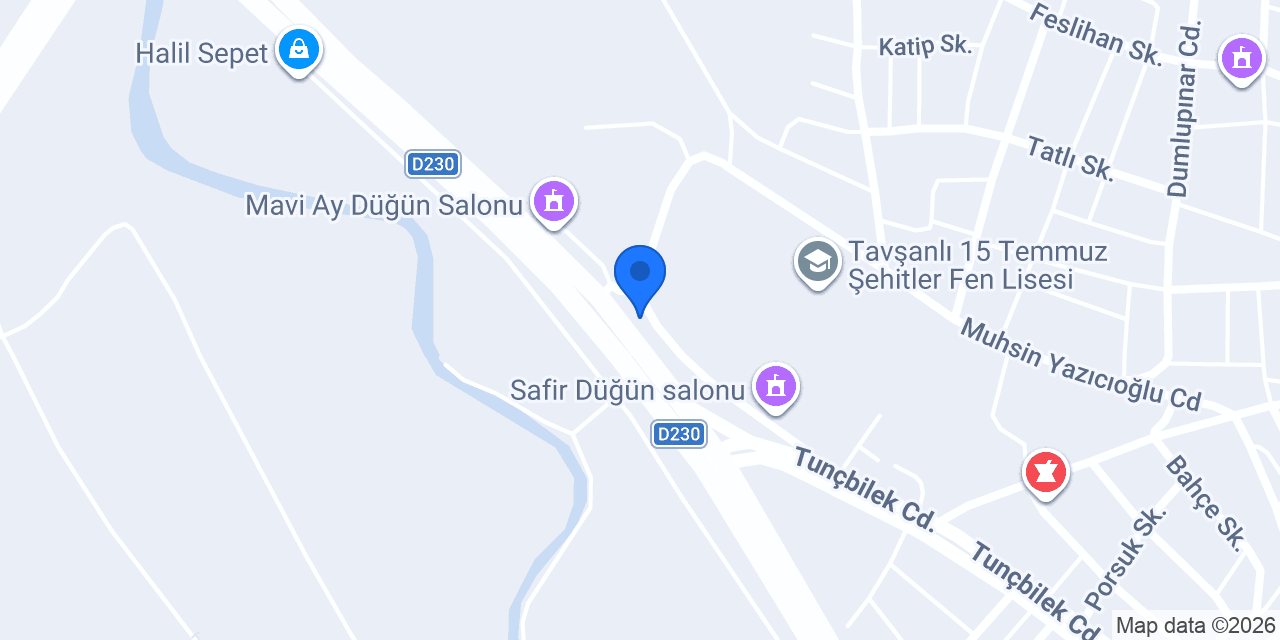 Tuncil Kale Kafe konumu