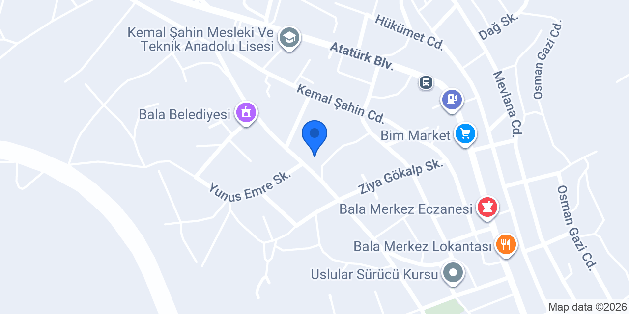 Tuna İlkokulu konumu